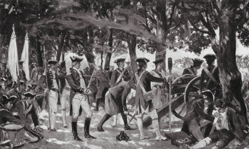 Die Schlacht von Plassey, 23. Juni 1757 von Allan Stewart