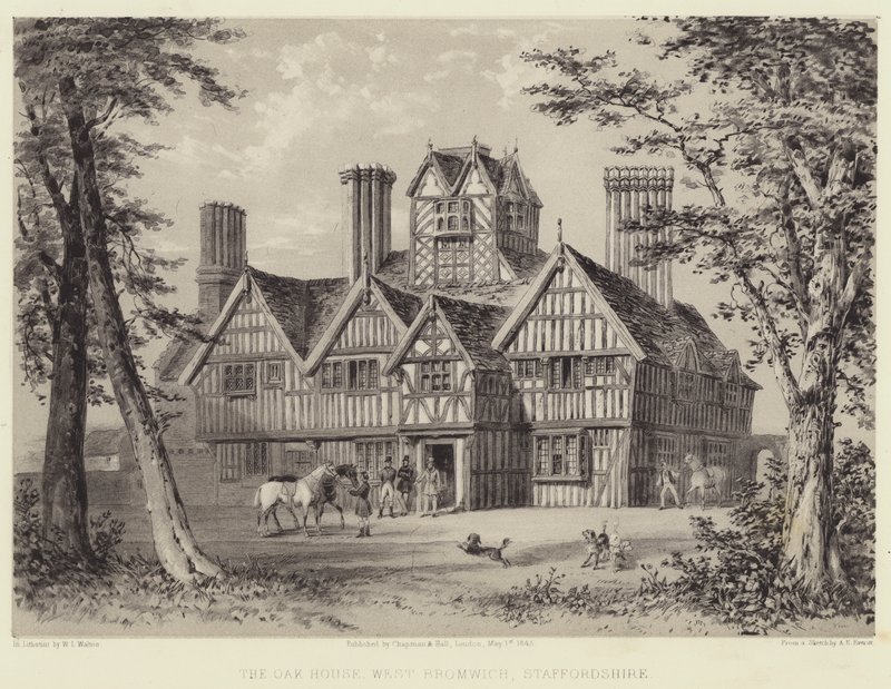 Das Eichenhaus, West Bromwich, Staffordshire von Allen Edward Everitt