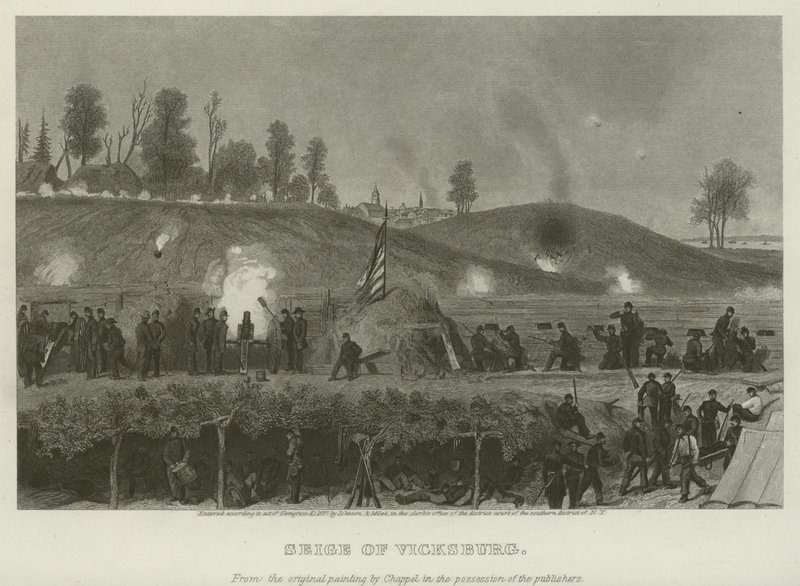 Belagerung von Vicksburg, 1863 von Alonzo Chappel