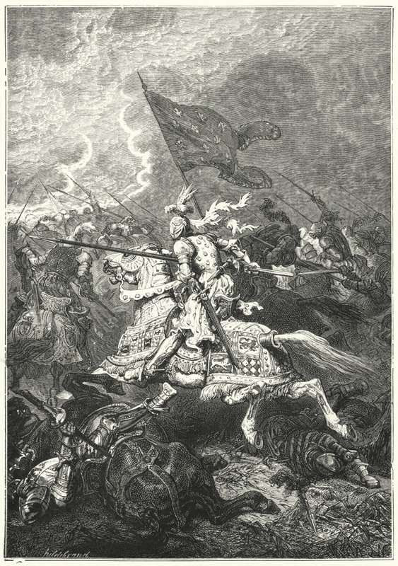Schlacht von Fornovo, Italien von Alphonse Marie de (after) Neuville