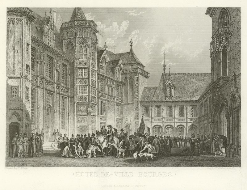 Hotel-de-Ville Bourges von Alphonse Marie de Neuville