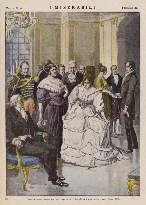 Illustration für Les Miserables von Victor Hugo von Ambrogio Lombardi