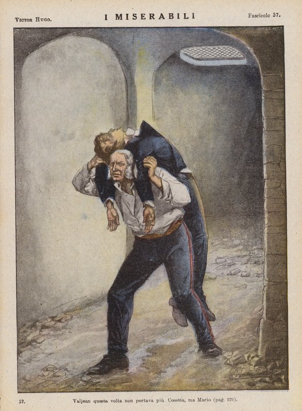 Illustration für Les Miserables von Victor Hugo von Ambrogio Lombardi