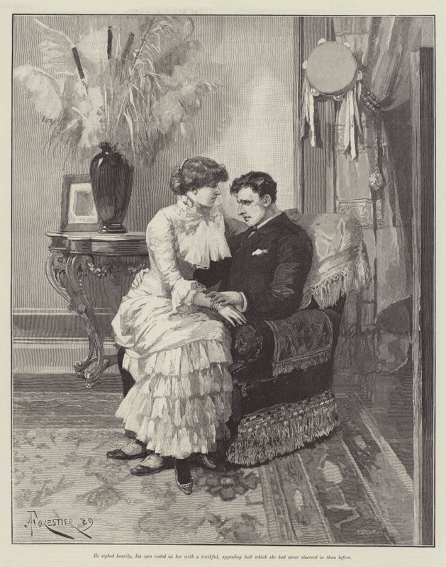 Blinde Liebe, von Wilkie Collins von Amedee Forestier