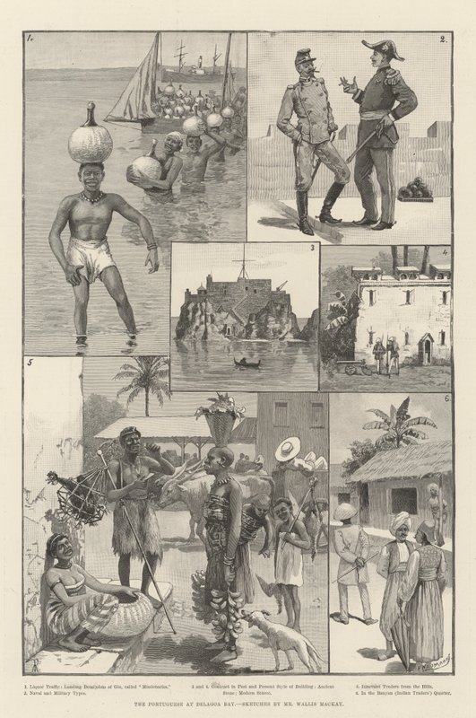Die Portugiesen in der Delagoa-Bucht von Amedee Forestier