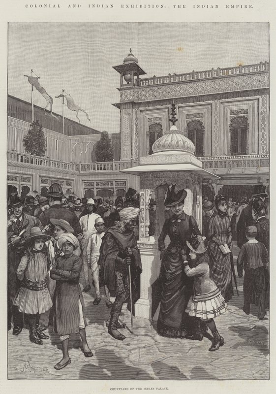 Kolonial- und Indische Ausstellung, das Indische Reich von Amedee Forestier