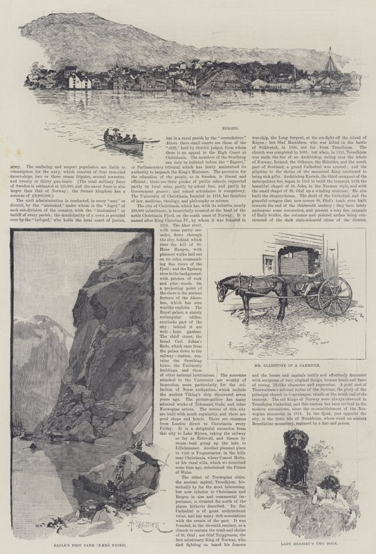 Der Sonnenstrahl in Norwegen, von Lady Brassey von Amedee Forestier