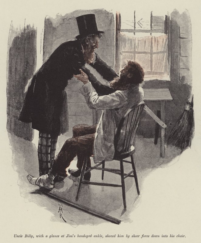 Onkel Jim und Onkel Billy, von Bret Harte von Amedee Forestier