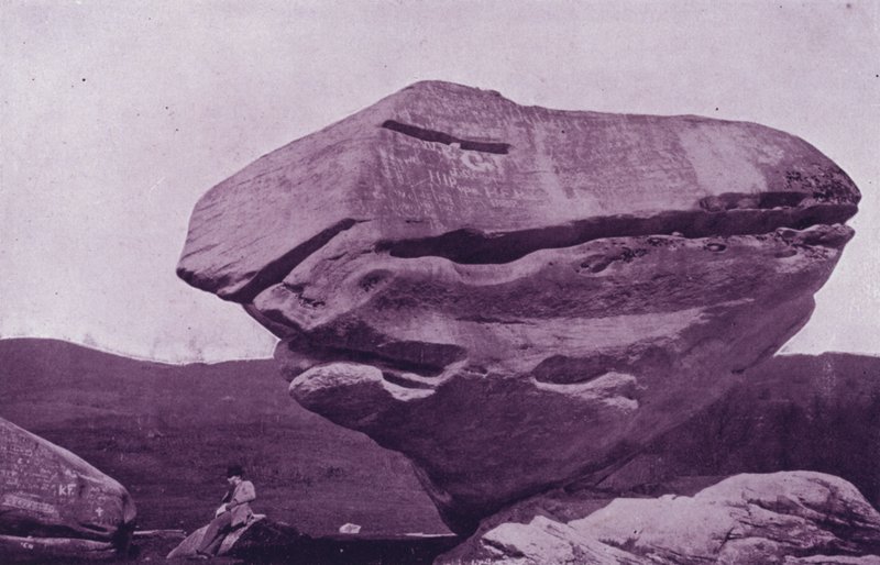Balanced Rock, nahe Pittsfield, Massachusetts von American Photographer (after)