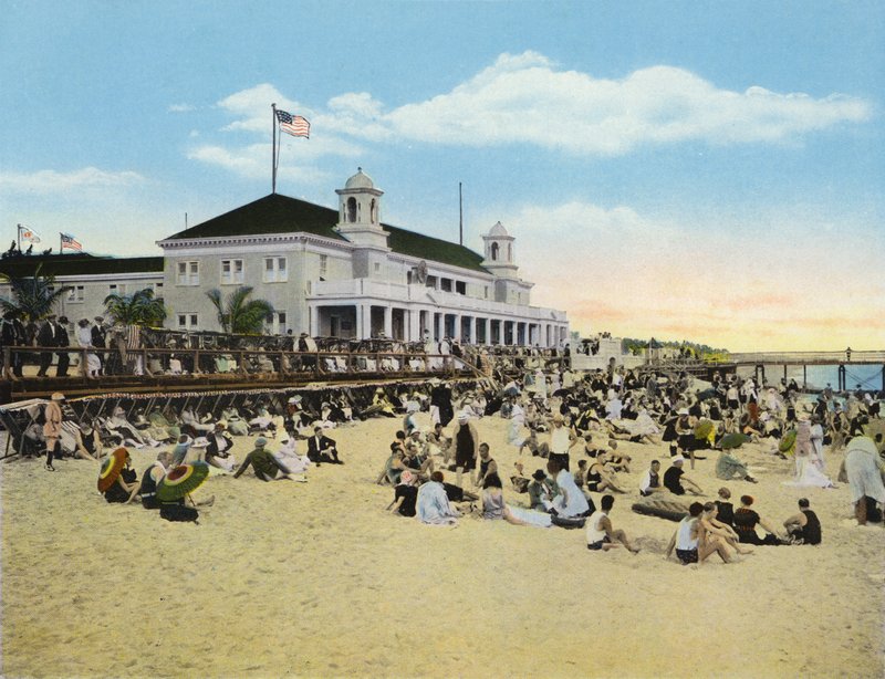 Badestrand und Casino, Palm Beach, Florida von American Photographer (after)