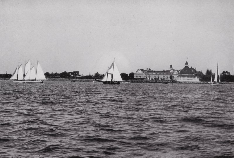 Kalifornien: San Diego, Hotel Del Coronado an der San Diego Bay, einer der beliebtesten ganzjährigen Vergnügungsorte Kaliforniens von American Photographer (after)