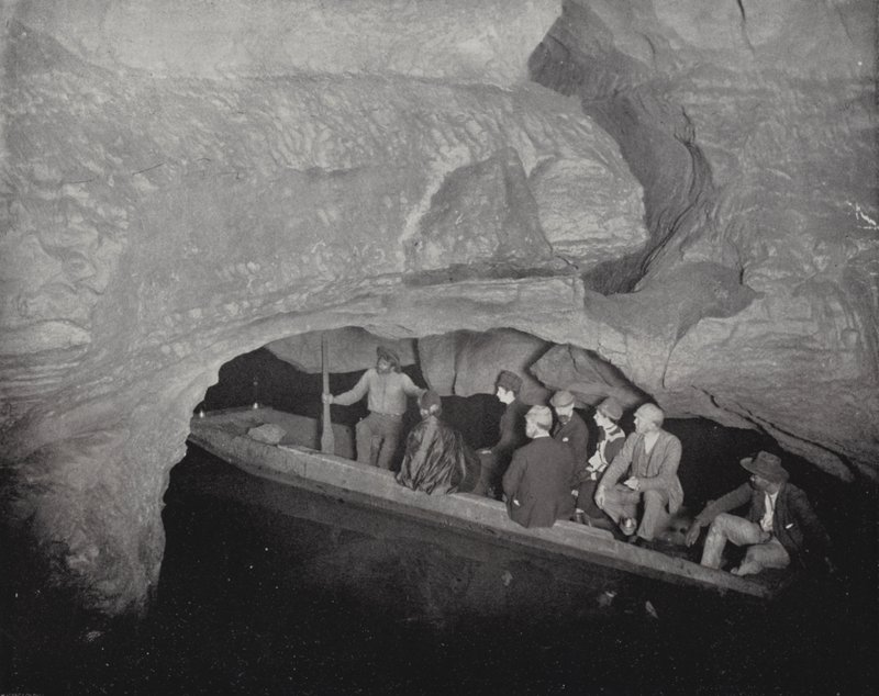 Echo River, Mammoth Cave, Kentucky (s/w Foto) von American Photographer (after)