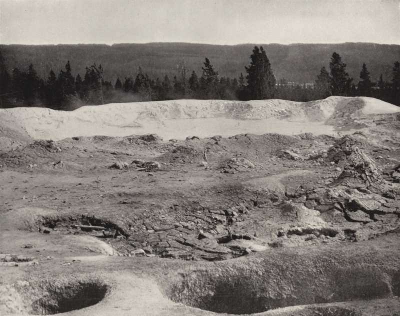 Mammoth Paint Pots, Yellowstone-Tal, Wyoming von American Photographer (after)