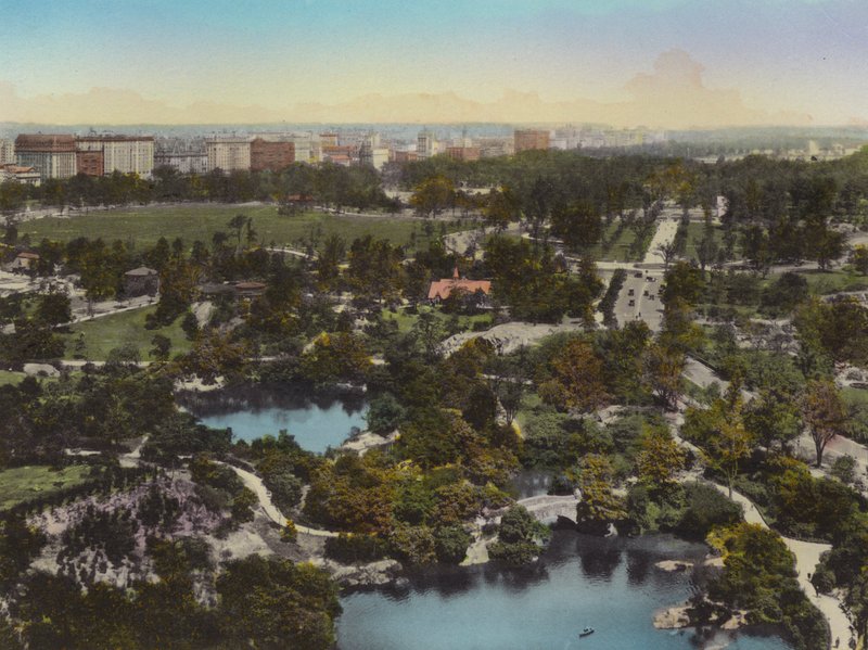 New York: Central Park, von der 59th Street in Richtung Central Park West von American Photographer (after)