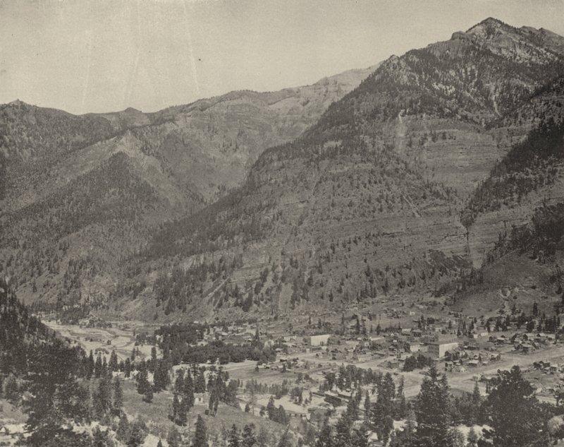 Ouray, Colorado (s/w Foto) von American Photographer (after)