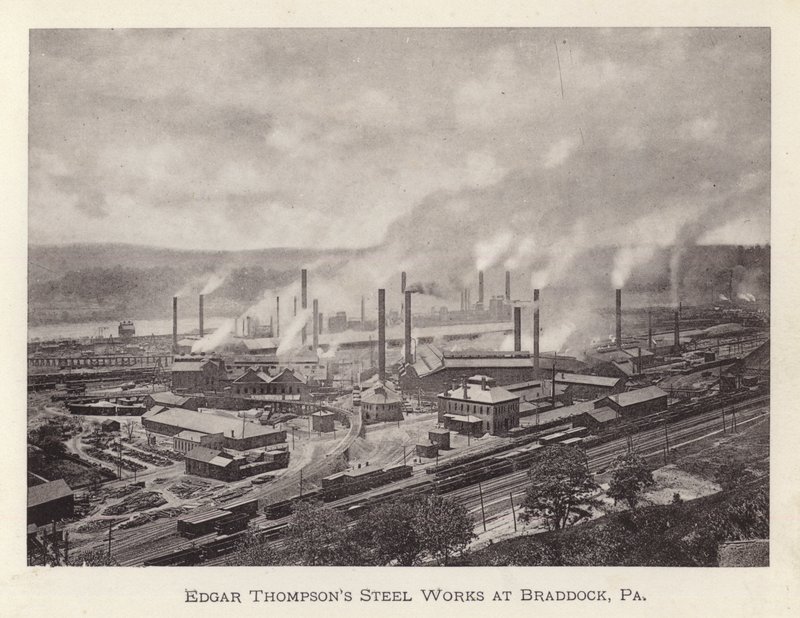 Pittsburgh: Edgar Thompsons Stahlwerke in Braddock, Pennsylvania von American Photographer (after)