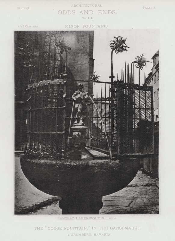 Der "Gänsebrunnen," im Gänsemarkt, Nürnberg, Bayern von American Photographer (after)