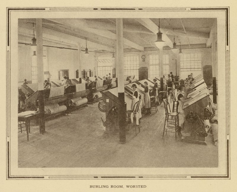 Amoskeag Manufacturing Company: Burling Room, Worsted von American Photographer