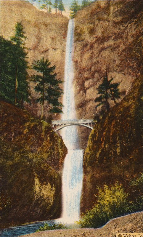 Benson Brücke bei den Multnomah Falls von American Photographer