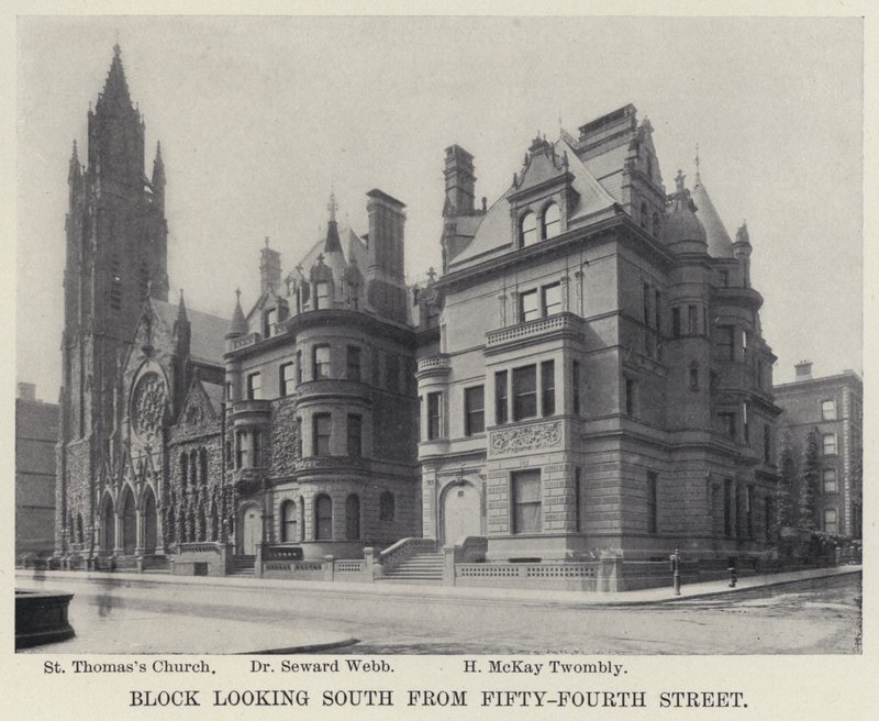 Block, Blick nach Süden von der Fifty-Fourth Street von American Photographer