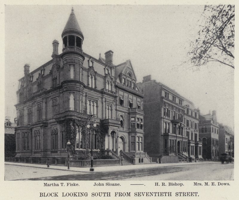 Block, Blick nach Süden von der Seventieth Street von American Photographer