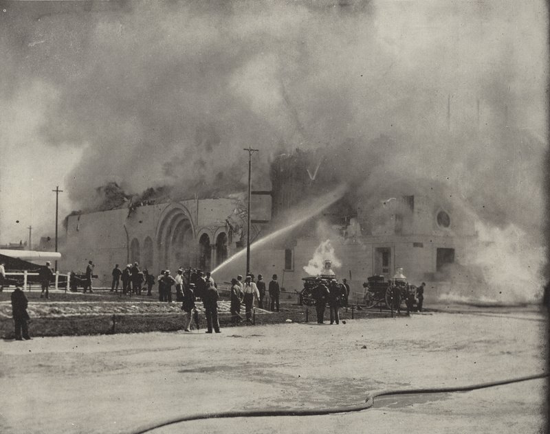 Brand des Kühlhauses von American Photographer