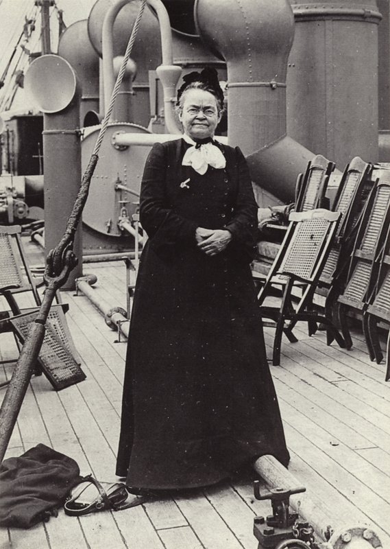 Carrie Nation (1846-1911), amerikanische radikale Abstinenzaktivistin, um 1905 von American Photographer