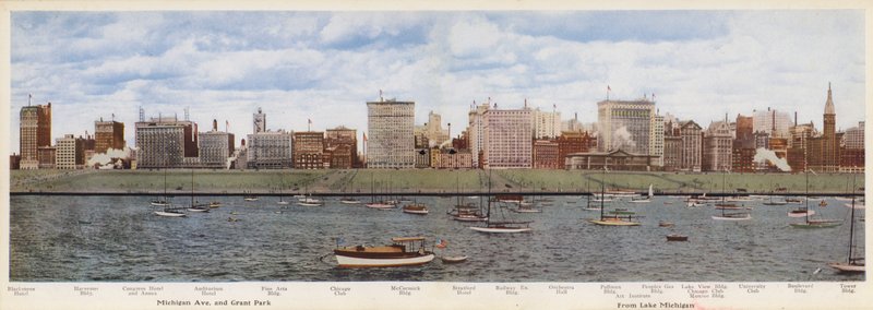 Chicago: Michigan Avenue und Grant Park, vom Michigansee von American Photographer