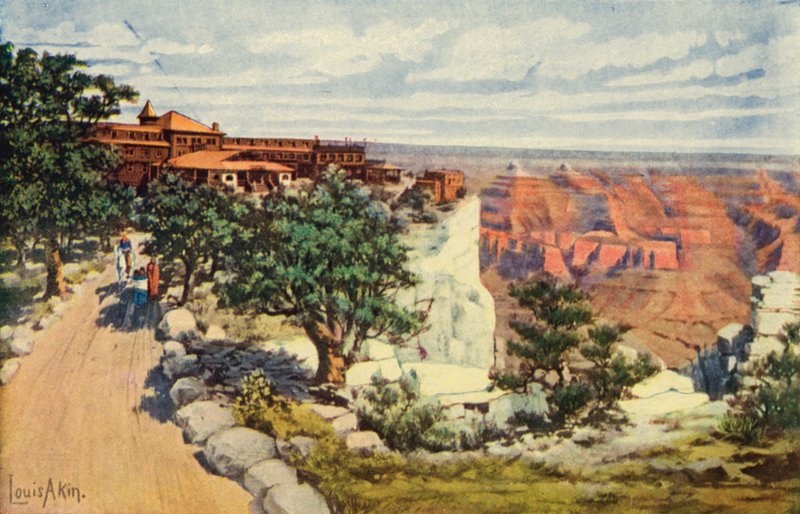 El Tovar Hotel am Rand, Grand Canyon Nationalpark von American Photographer