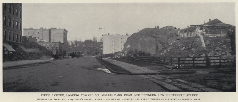 Fifth Avenue, Blick Richtung Mt Morris Park von der One Hundred and Eighteenth Street von American Photographer