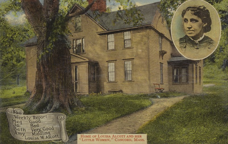 Heimat von Louisa M Alcott und ihren Little Women, Concord, Massachusetts, USA von American Photographer