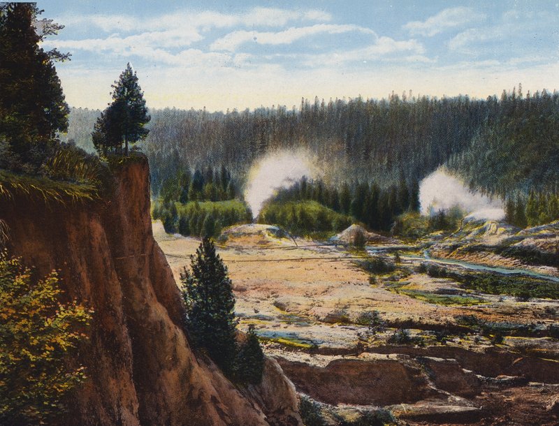 Hydraulischer Bergbau, Dutch Flat, Kalifornien von American Photographer