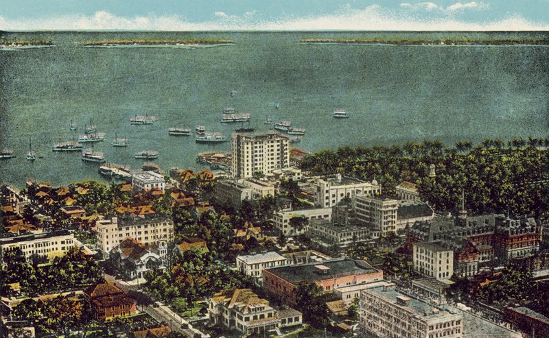 Miami, Florida, ca. 1925: Vogelperspektive von Miami von American Photographer