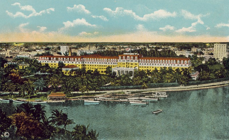 Miami, Florida, ca. 1925: Das Royal Palm Hotel (Farbfoto) von American Photographer