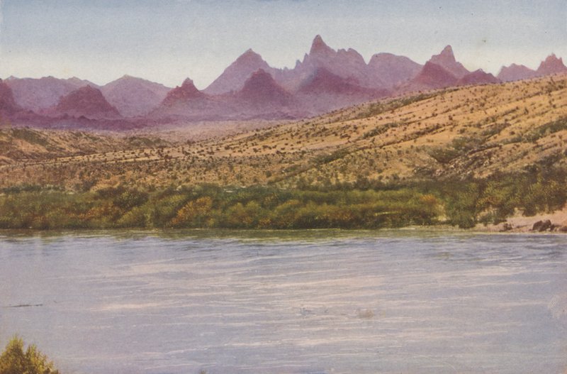 Needles Mountains und Colorado River, Kalifornien von American Photographer