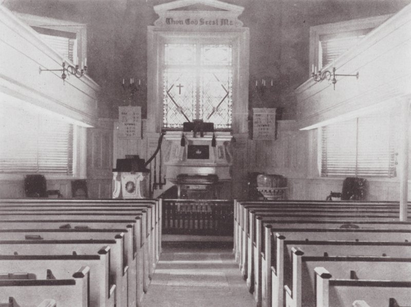 Philadelphia: Innenraum der Alten Schwedenkirche von American Photographer