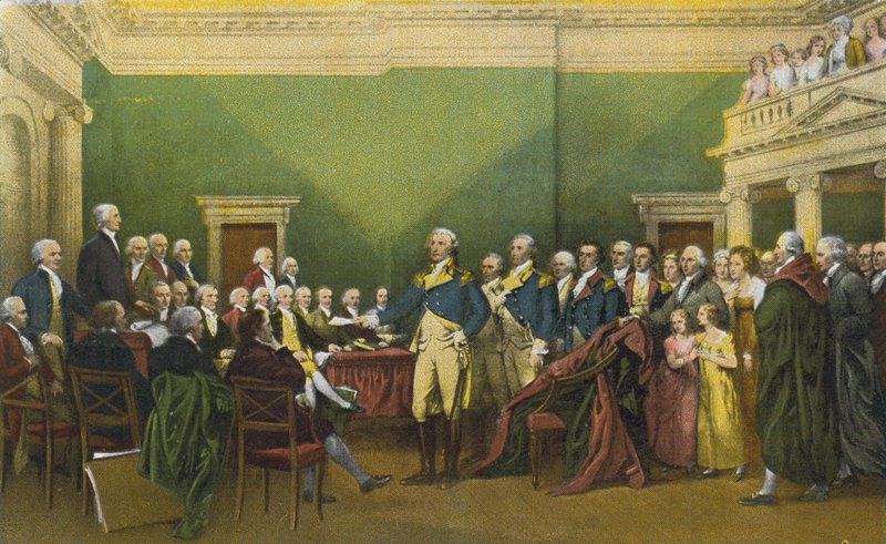 Rücktritt von General Washington, Annapolis, 23. Dezember 1783 von American Photographer