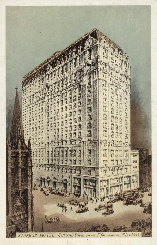 St Regis Hotel, East 55th Street und Ecke 5th Avenue, New York City, USA von American Photographer