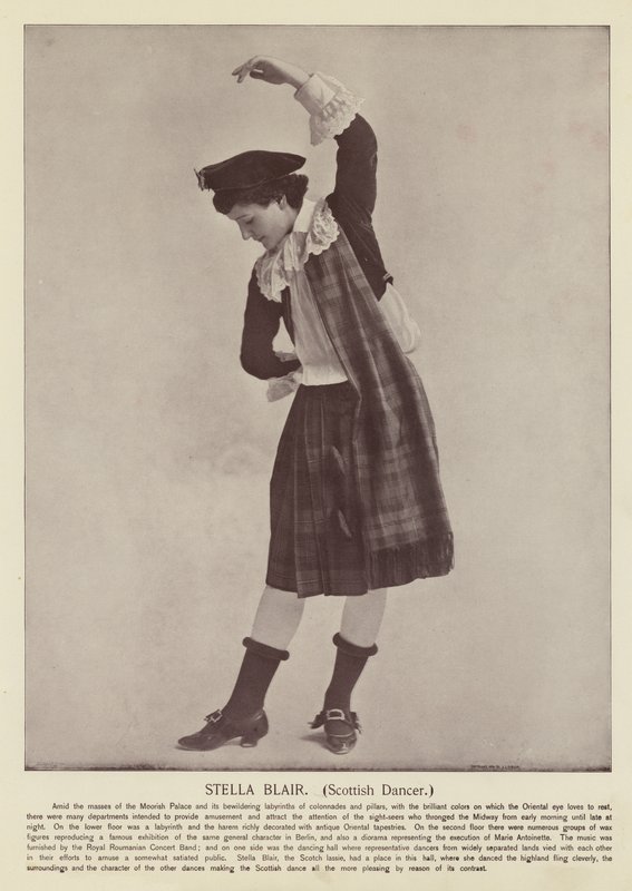 Stella Blair, Schottische Tänzerin von American Photographer
