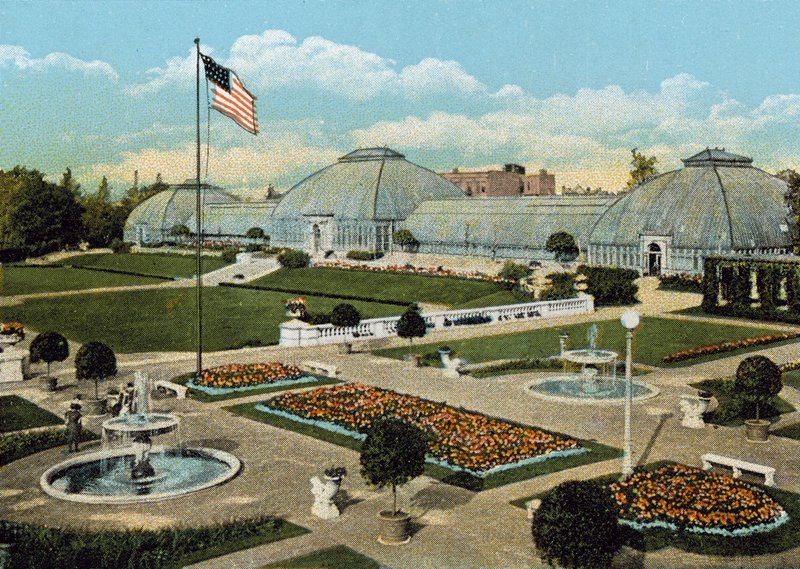 Versunkene Gärten und Konservatorium, Washington Park von American Photographer