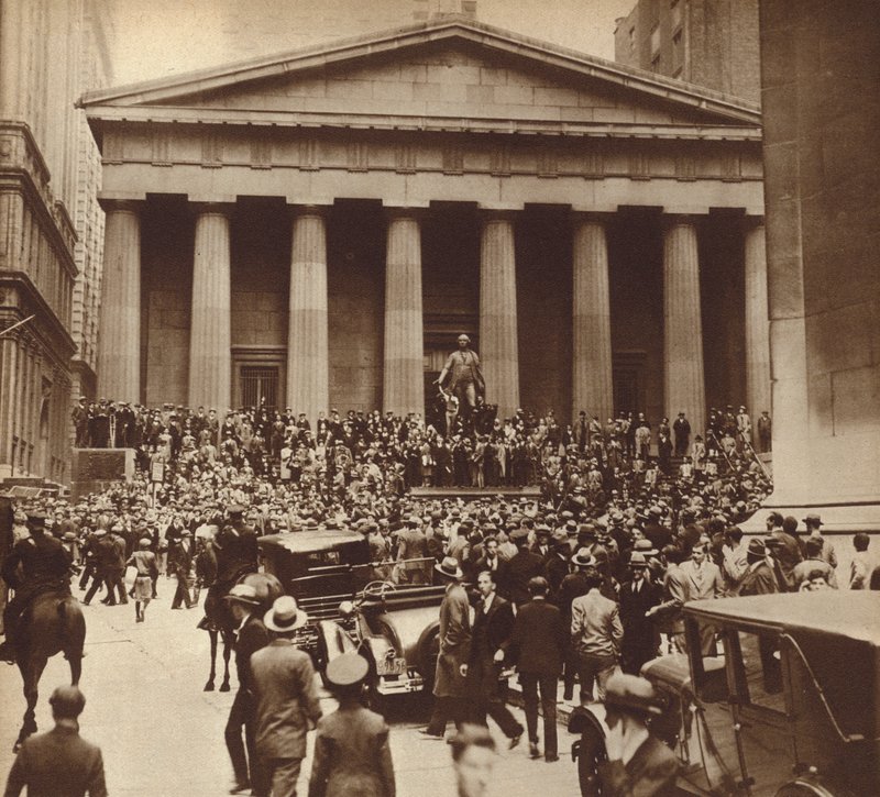 Der Börsencrash von Wall Street von American Photographer