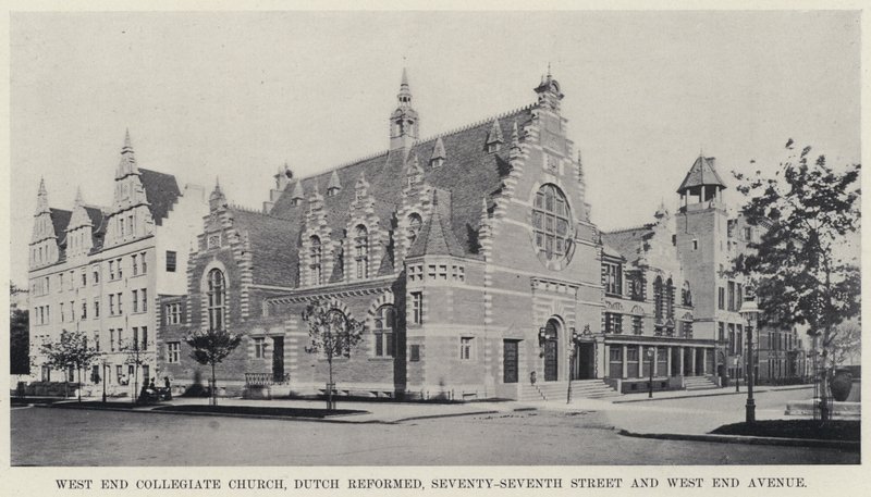 West End Collegiate Church, Dutch Reformed, Seventy-Seventh Street und West End Avenue von American Photographer