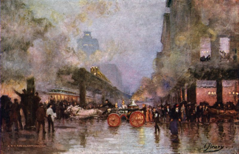 Ein 4-11 Feueralarm von American School