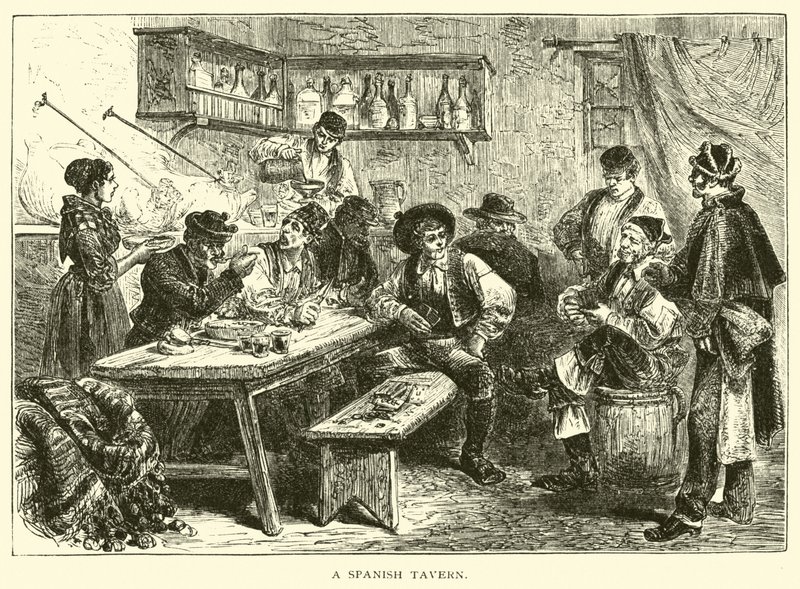 Eine spanische Taverne von American School