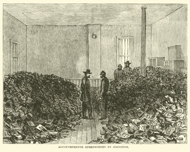 Von Johnston übergebene Ausrüstungen, April 1865 von American School