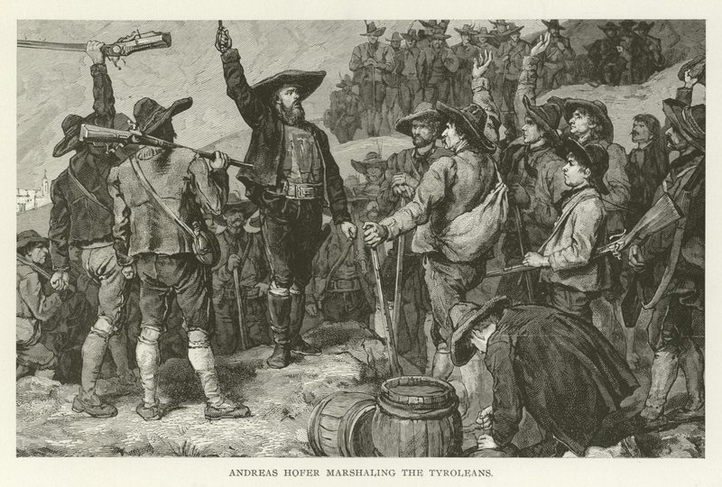 Andreas Hofer versammelt die Tiroler von American School