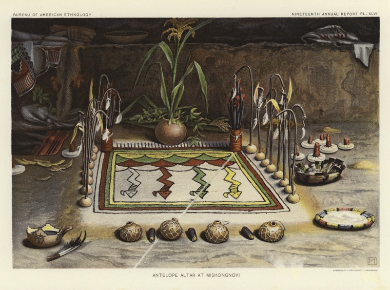 Antilopenaltar in Mishongnovi von American School