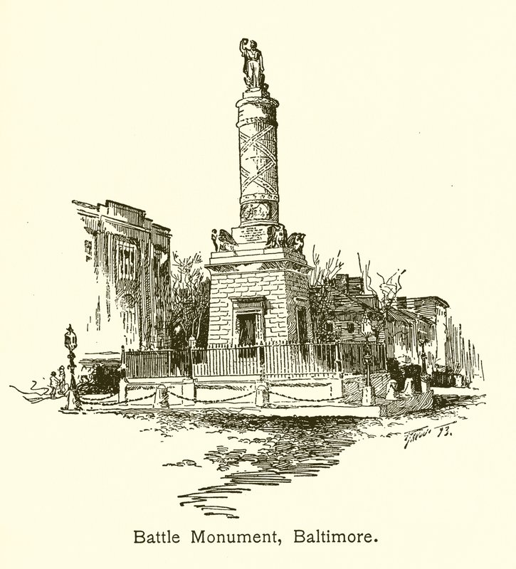 Schlachtdenkmal, Baltimore von American School