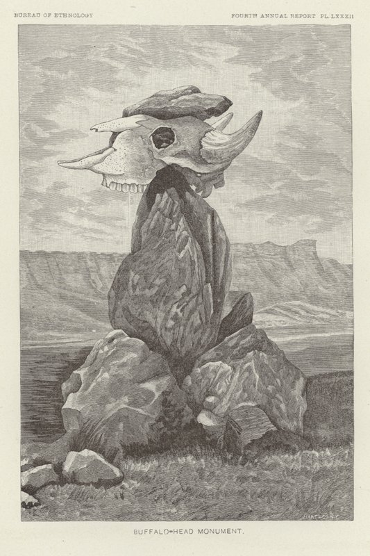 Buffalo-Head-Denkmal von American School