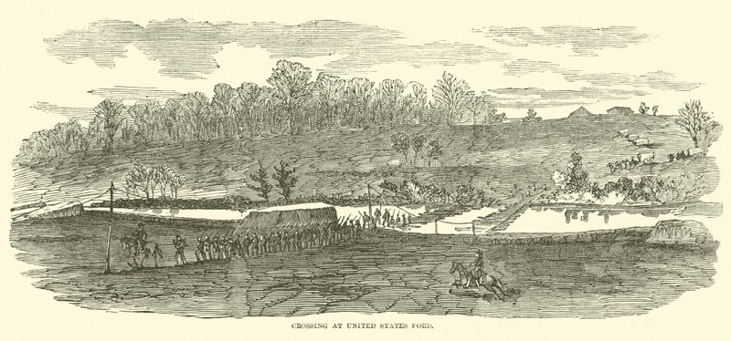 Überquerung bei United States Ford, Januar-April 1863 von American School